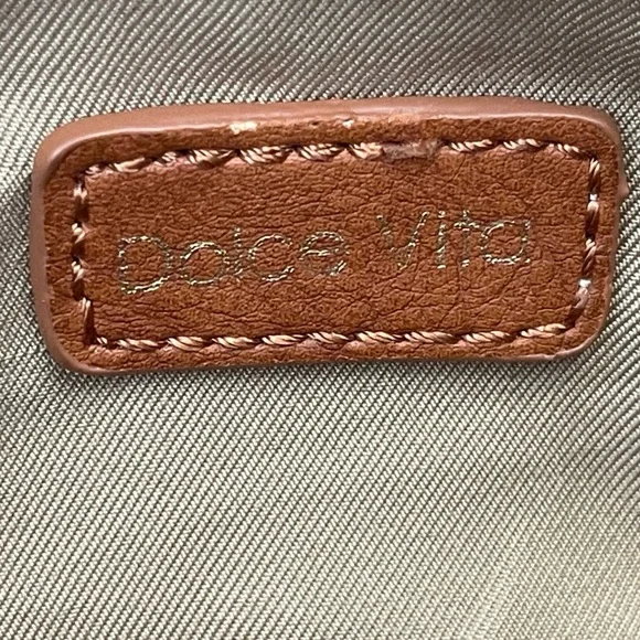 Dolce Vita Brown Crossbody Bag with Woven Design - Picture 3 of 16